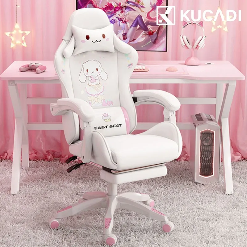 KUCADI Kursi Gaming Lucu / Gaming Chair / Kursi Santai Kursi / Gamers / Kursi Gamer / Kursui Putar / Kursi Game / Kursi Hidrolik / Kursi Belajar [ Garansi Lima Tahun ]