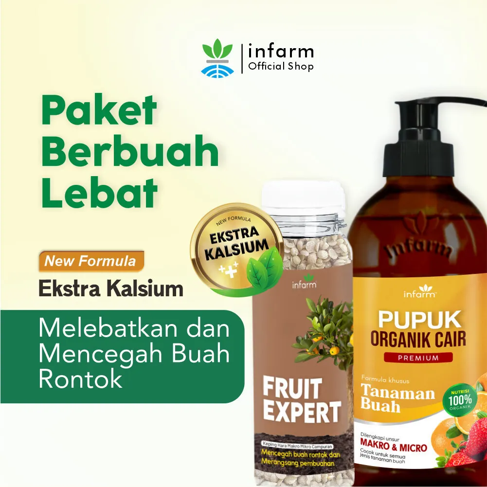 INFARM - Paket Berbuah Lebat, Paket POC Buah Fruit Expert Pupuk Melebatkan Buah Tidak Mudah Rontok
