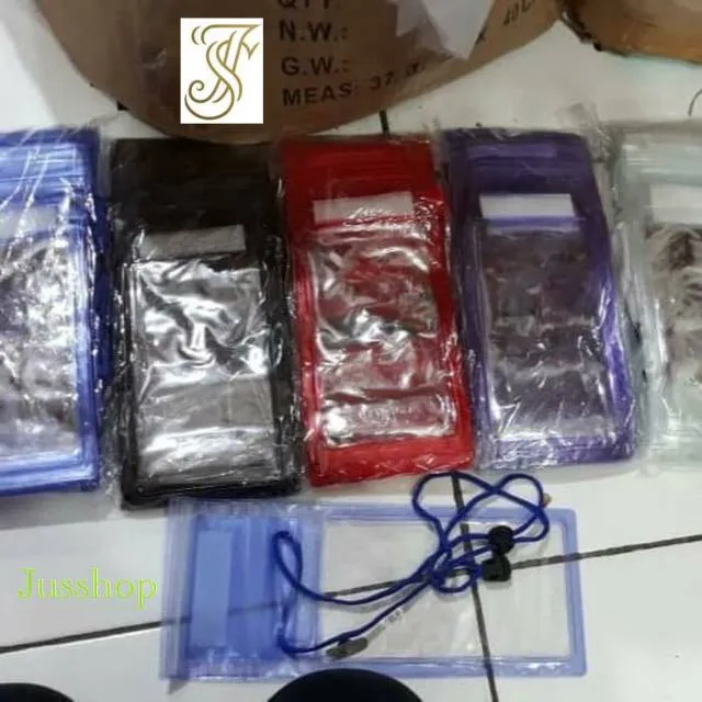 waterproof Case besar anti air hujan waterproof hp murah plastik hp warna random