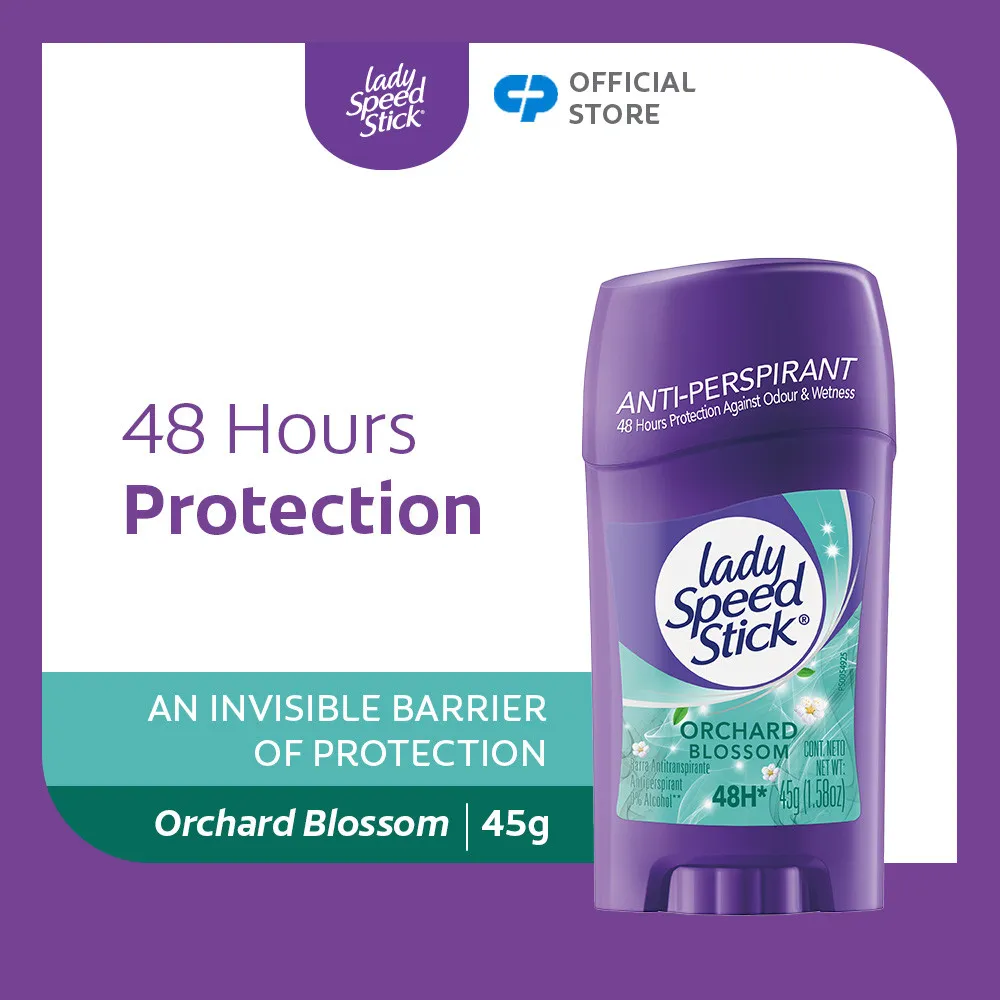 Lady Speed Stick Deodoran/Deodorant Anti-Perspirant Orchard Blossom 45gr