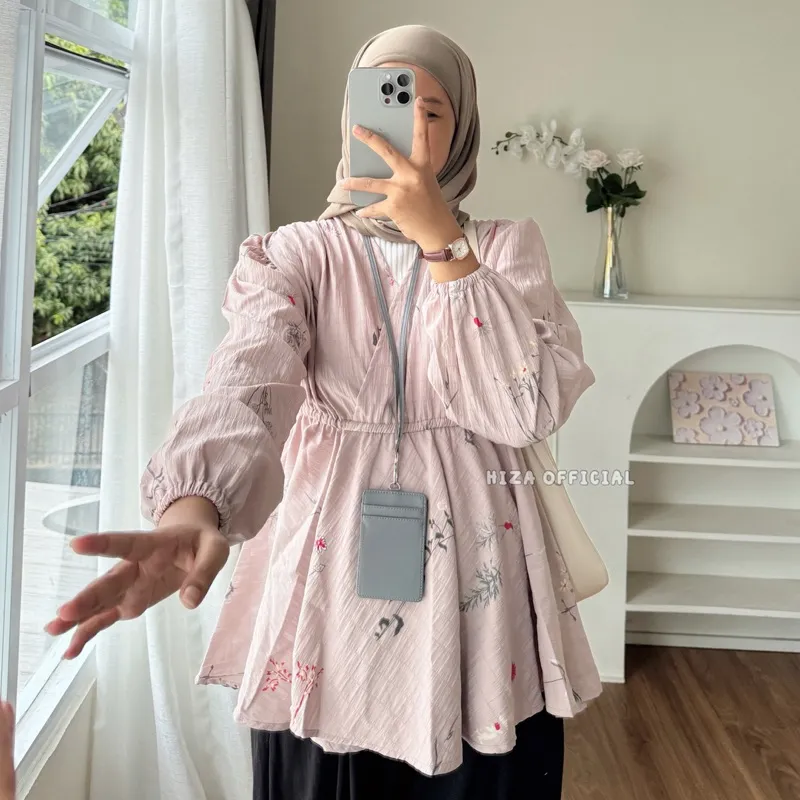 HIZA - Suzy Blouse | Blouse Wanita Terlaris | Blouse Korean Style