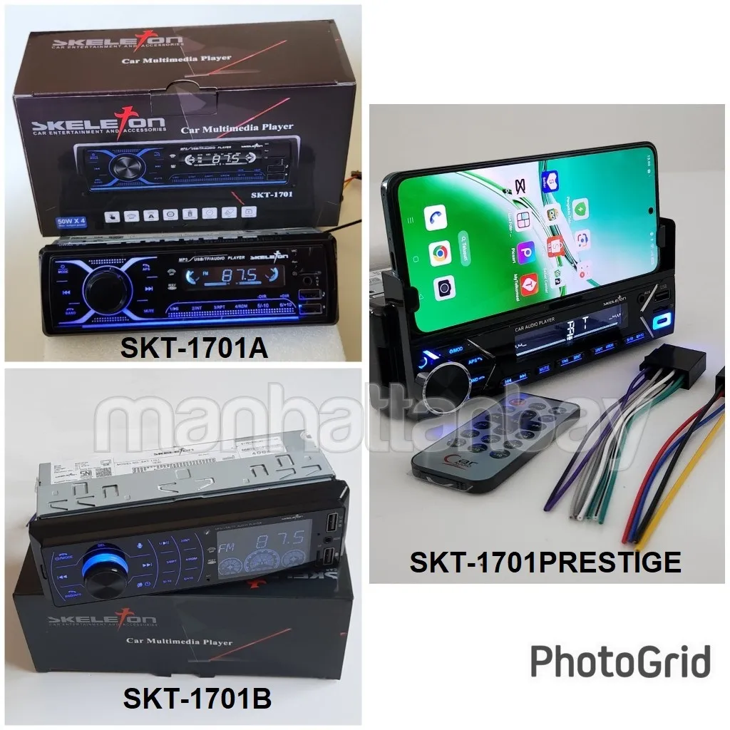 Tape Mobil Single Din Car Mp3 Player ukuran 1 din dengan Radio FM Dua Port USB dan Bluetooth