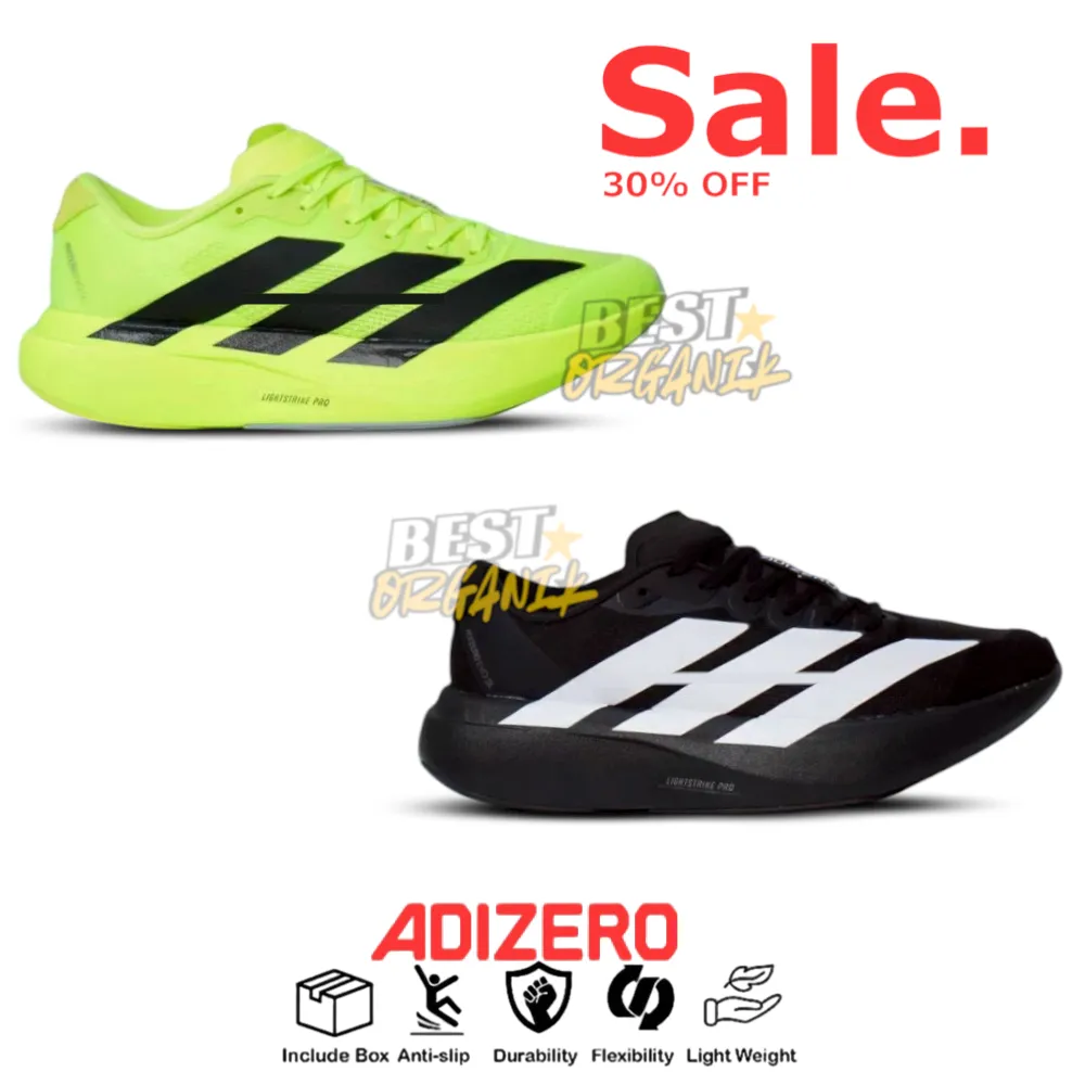 Sepatu Running Ad/zero EV0 SL pria wanita Breathable Stabilo - cocok untuk jogging & Olahraga