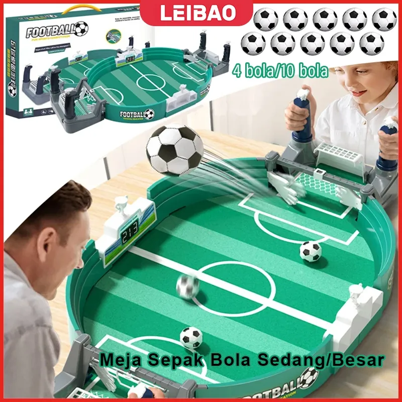 LEIBAO Soccer Table Game Football Board Game Untuk Pesta Meja Sepak Bola Anak Keluarga Mainan Edukasi anak