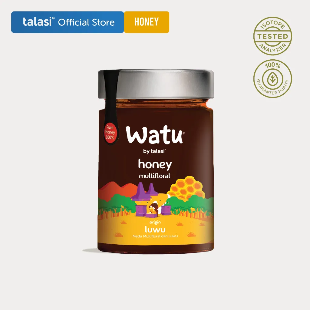 Origin Luwu 400gr, Talasi Watu Honey - Madu Murni