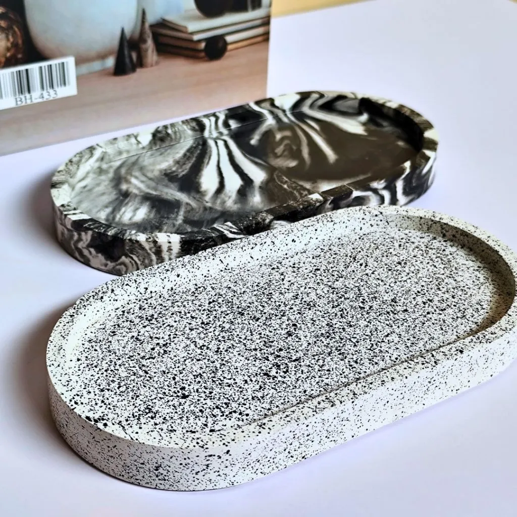 CUBLAKSUWENG tray oval coaster oval tatakan gelas tatakan lilin concrete coaster tray semen tatakan semen tatakan murah grosir tatakan candle tray termurah tatakan vas props fotografi properti ngonten props foto produk dekorasi homedecor dekorasi kamar