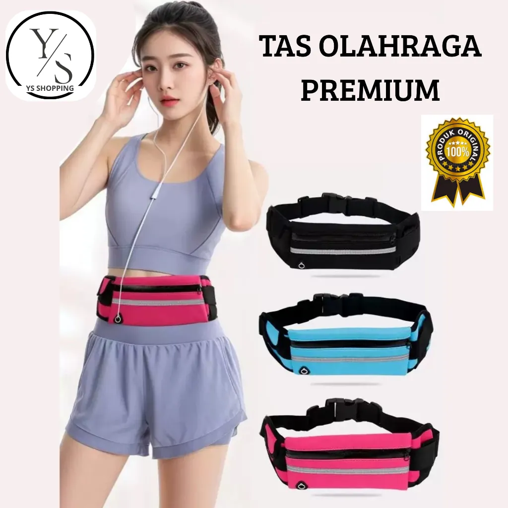 TAS PINGGANG OLAHRAGA TAS PINGGANG WATERPROOF TAS PINGGANG HP ANTI AIR Tas Pinggang Lari Unisex / Tas Olahraga / Tas Running / Tas Tempat Hp