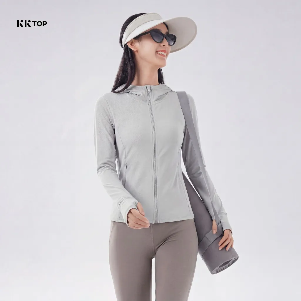 KKTOP - Jaket Anti UV Premium Jaket Olahraga Wanita UPF50+ (J006)