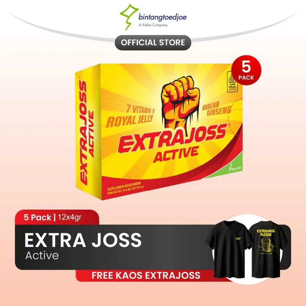 Extra Joss Active B7 5 Pack (60 Sachet)
