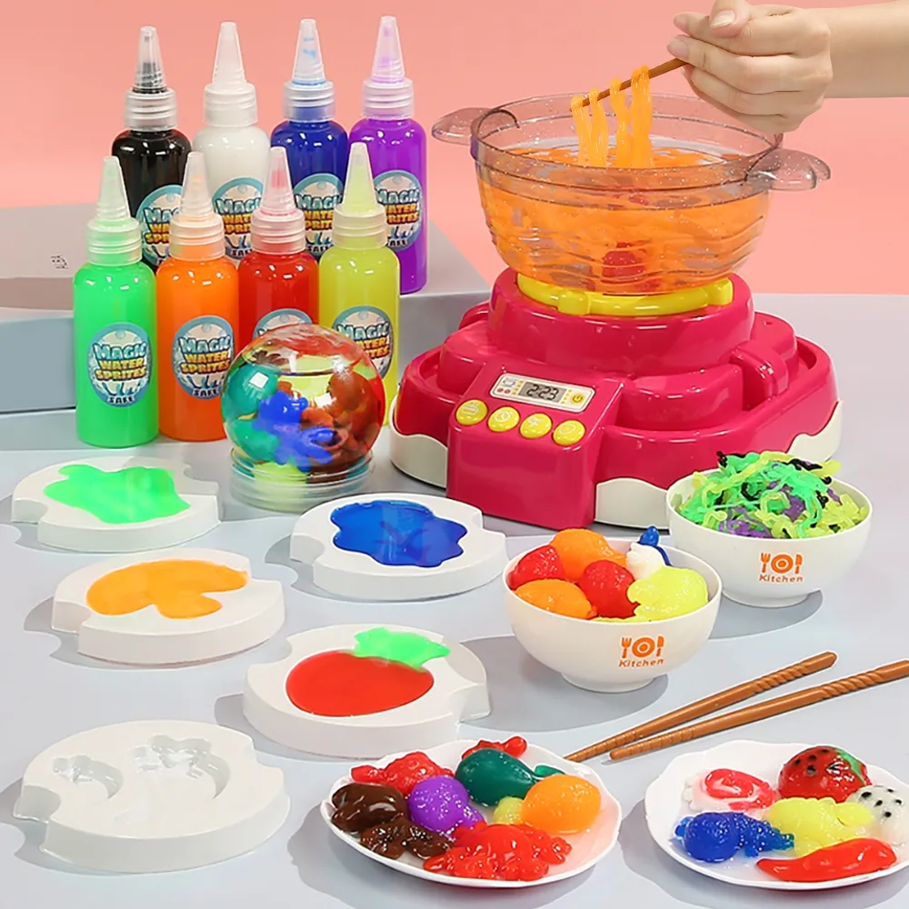 Mainan Anak DIY Hot Pot Jelly Kreatif Aman Magic Water ELF Waterscape Magical Edukasi Water Toys