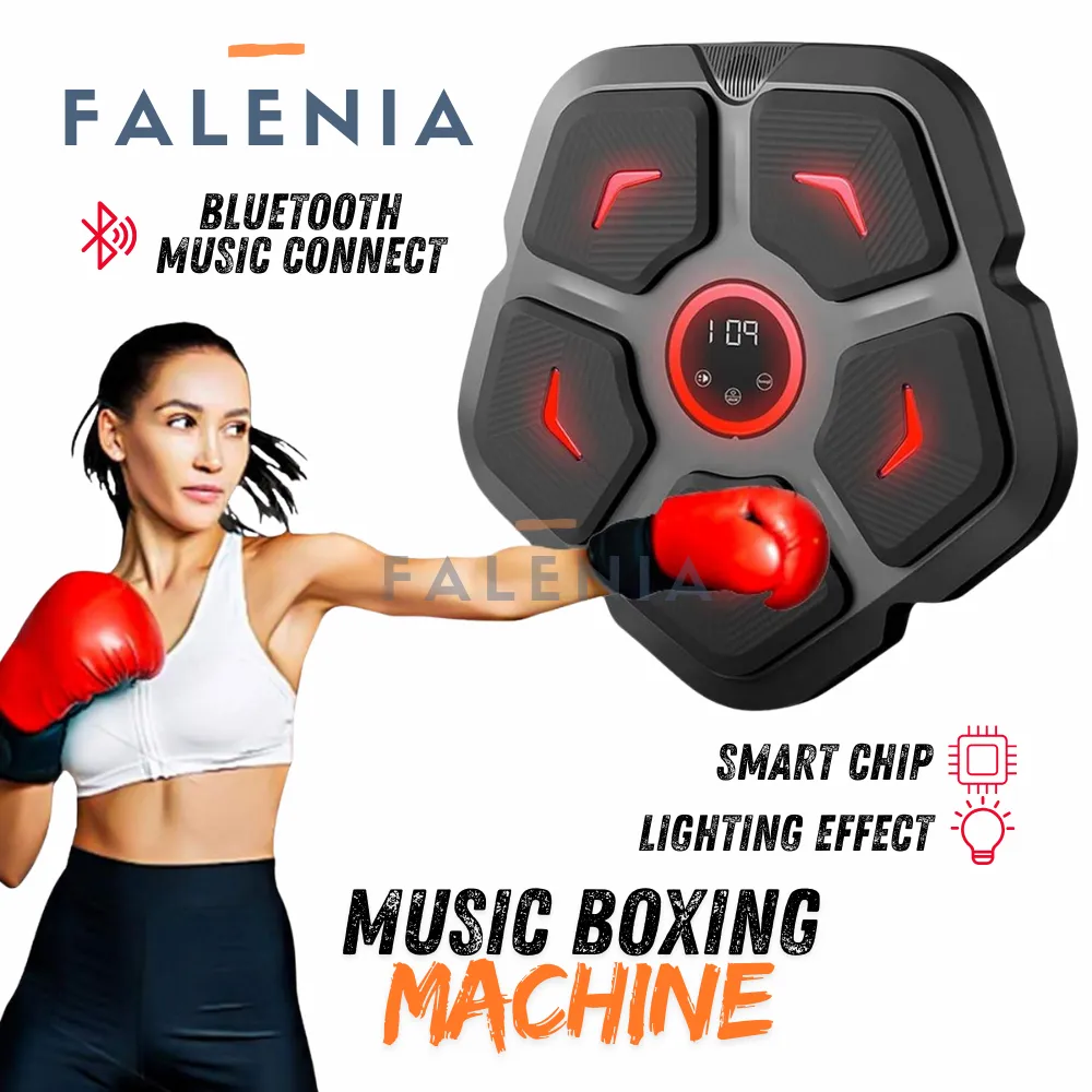 Samsak Tinju Anak | Alat Tinju Musik Dinding | Falenia Music Boxing Machine Bluetooth