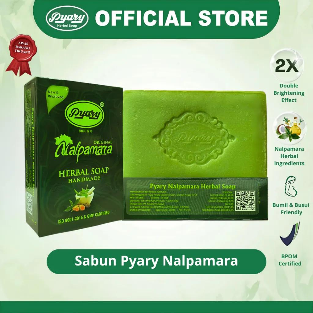 PYARY Sabun Nalpamara Original BPOM 75 gr