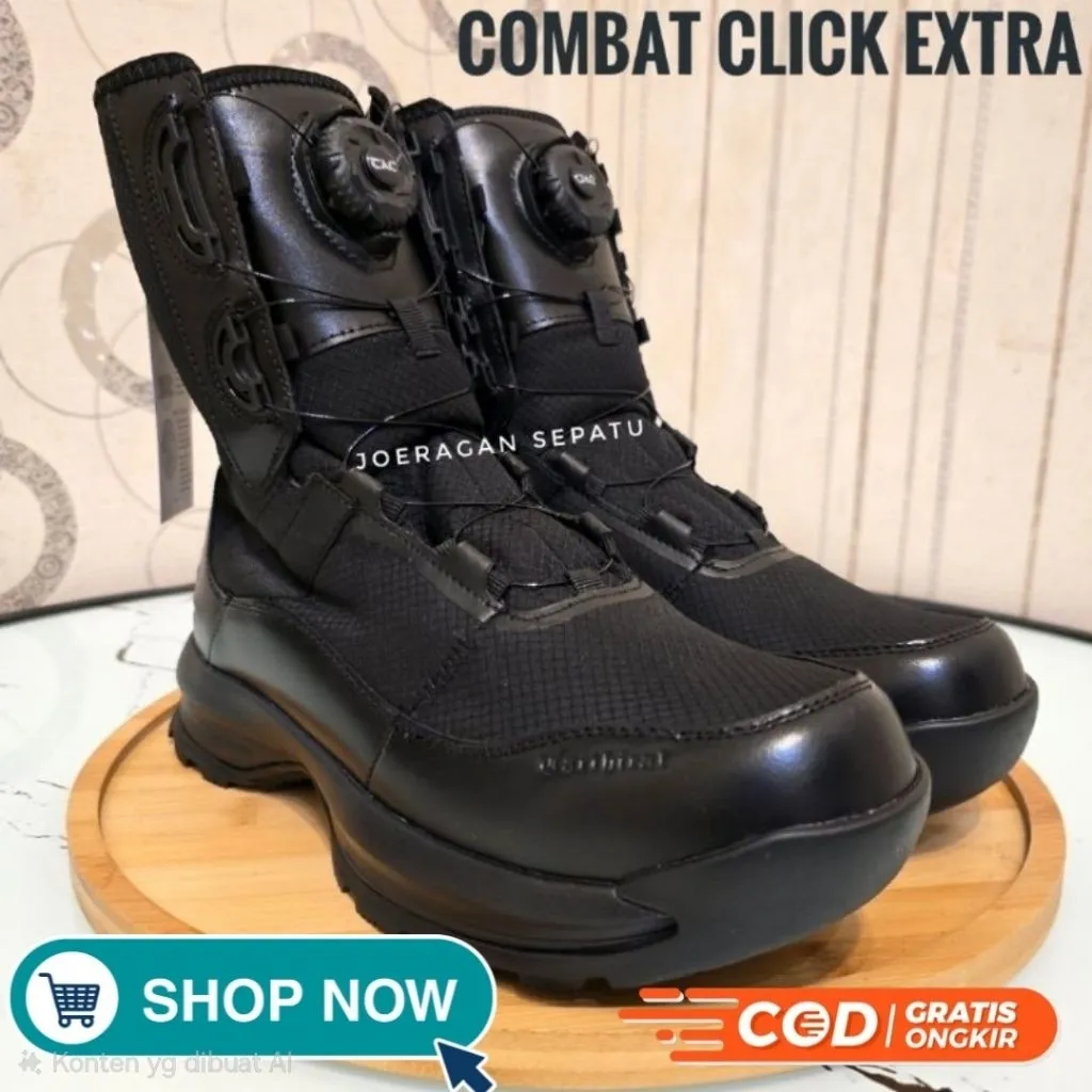 SEPATU PDL TALI PUTAR TACTICAL COMBAT CLICK EXTRA KULIT ASLI SEPATU PDL TALI PUTAR TACTICAL COMBAT