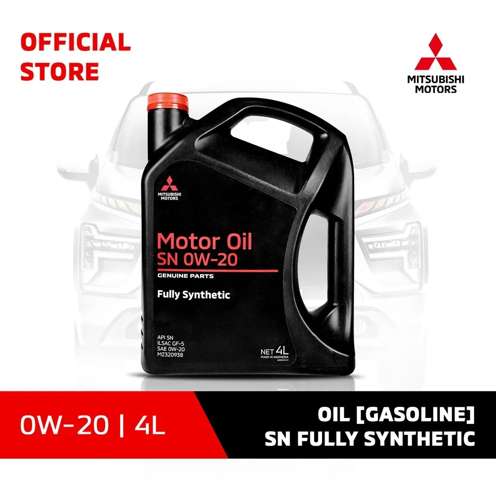 Mitsubishi Motors Genuine Parts Oil [Gasoline] 0W-20 SP Fully Synthetic 4L [MZ321201]