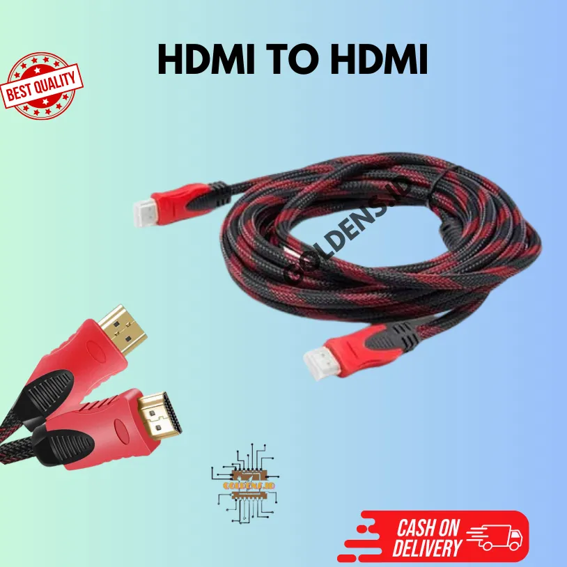 KABEL HDMI TV TO HDMI 1,5M 3M 5M 10M/KABEL SETTOPBOX/KABEL HDMI SERAT JARING/CABLE HIGH QUALITY