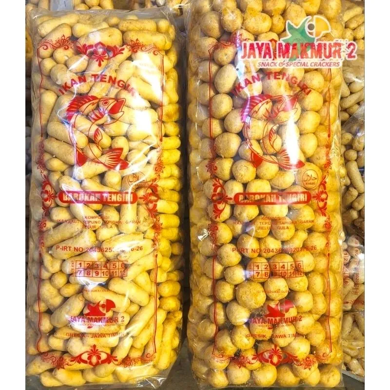 1 ball kerupuk ikan tengiri premium amplang tengiri khas jawa timur