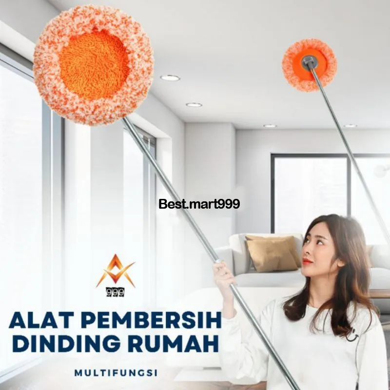 Alat Pembersih Rumah/Pel Dinding Multi Fungsi BM11.. Tinggi 150cm - 500cm