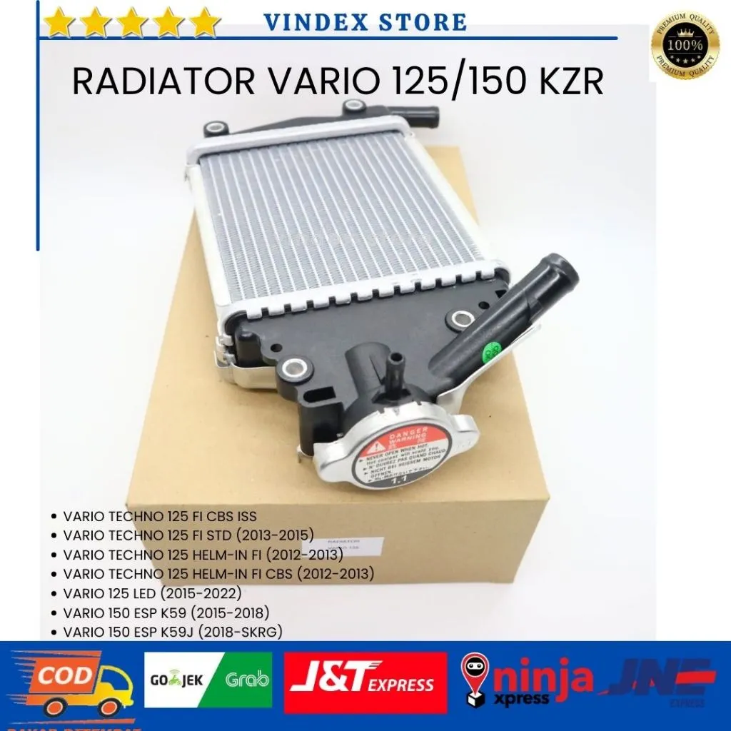 RADIATOR ASSY VARIO 125 TECHNO VARIO 125 FI CBS VARIO 125 LED VARIO 150 FI ESP KZR