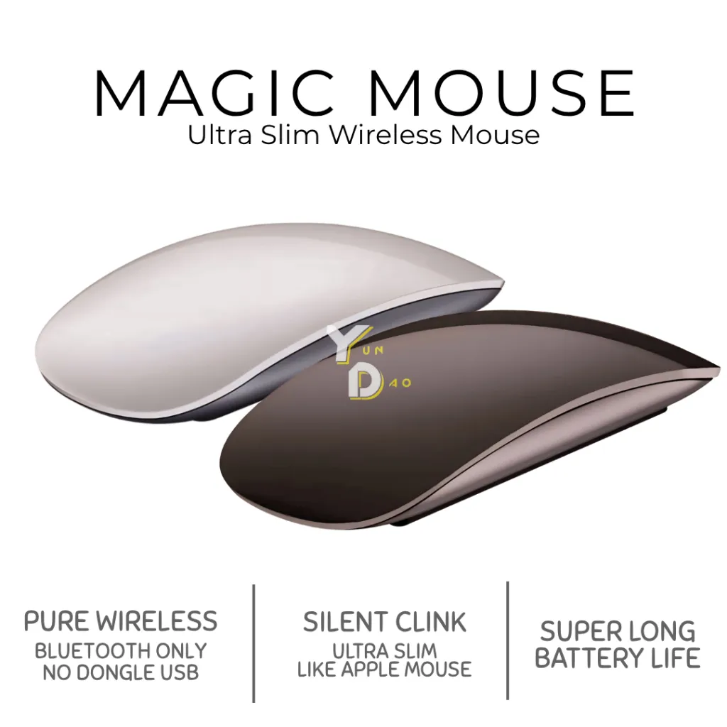 Wireless Magic Mouse Bluetooth Universal Windows Apple Thin Magic Mouse