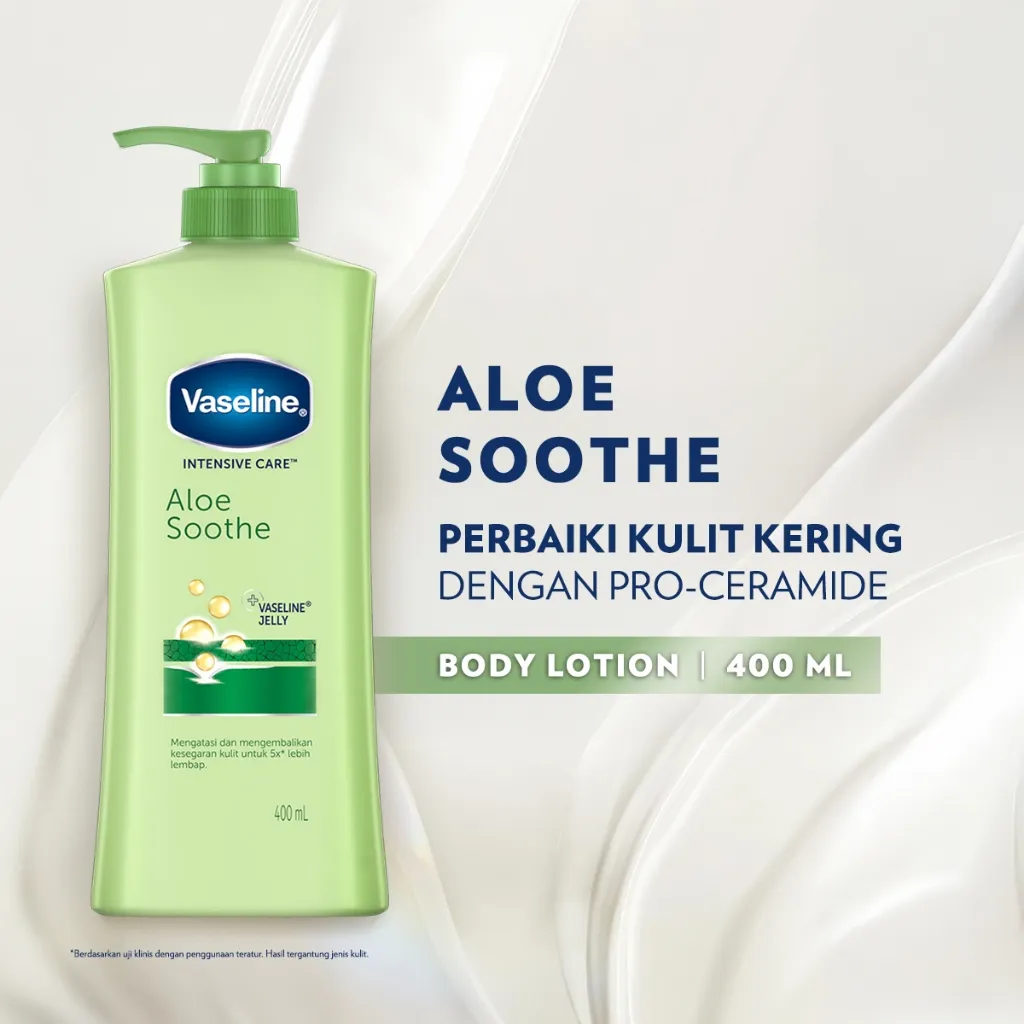 Vaseline Lotion Intensive Care Aloe Soothe 400ml