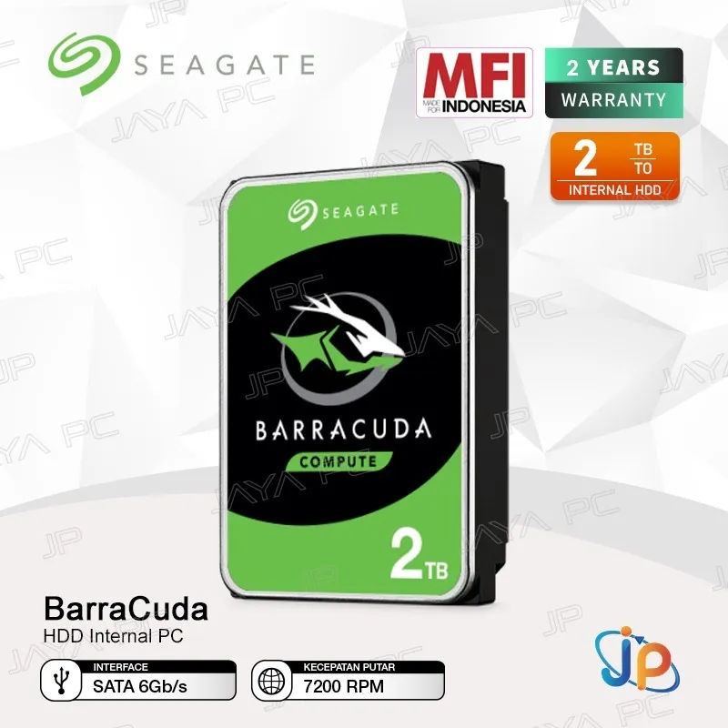 Seagate PC Barracuda 2TB 3.5" HDD/ HD/ Hardisk/ Harddisk Internal