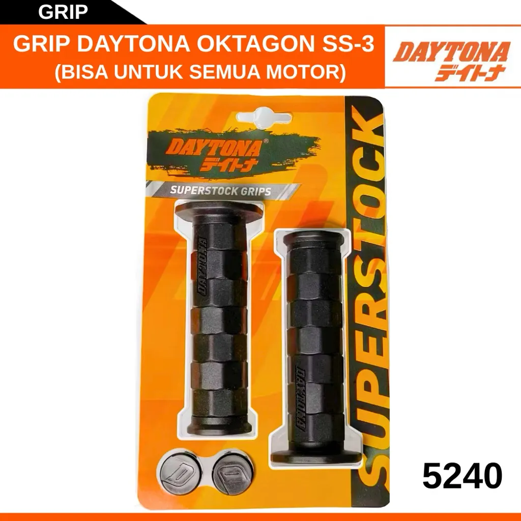 GRIP HANDGRIP OKTAGON SS-3 UNIVERSAL SEMUA MOTOR 5240 RACING BEAT VARIO SCOOPY JUPITER MX BYSON FIZR VEGA NMAX AEROX LEXY MIO GENIO FINO FAZZIO FILANO PCX XMAX R15 VIXEN MX KING RXK XABRE SUPRA GRAND DAYTONA