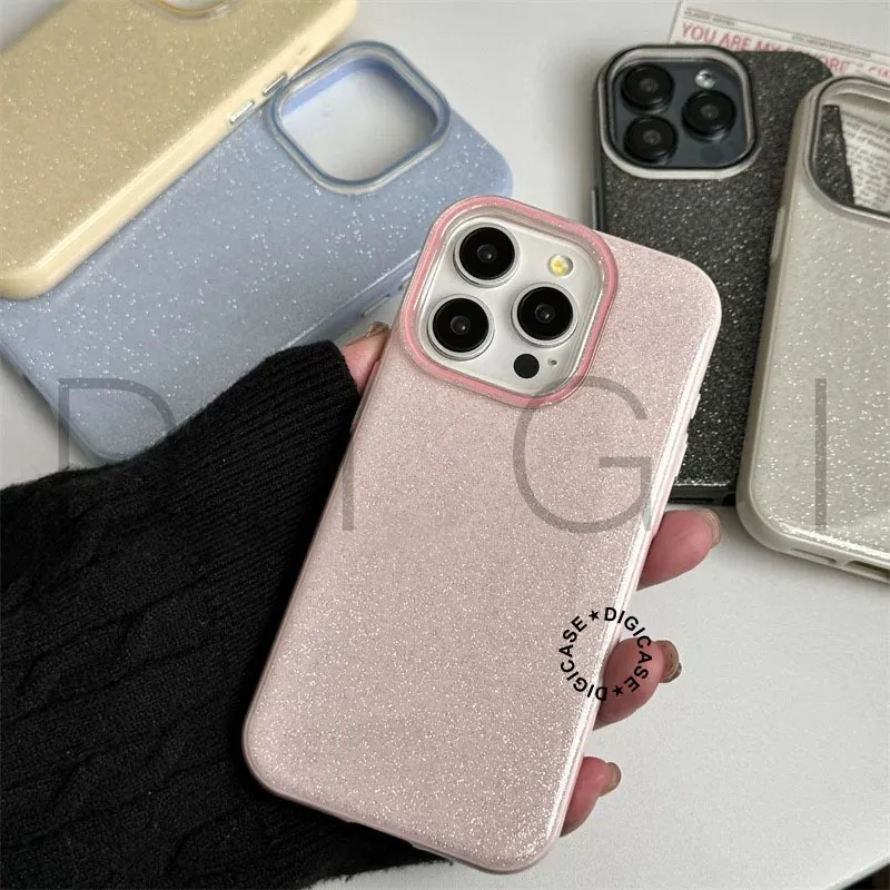 (2) Soft Silicone Glitter Bling Stardust Case For Iphone 17 17pro 17air 17promax 16 16e 15 14 13 12 11 X Xs Xr 7+ 8+ 7 8 Pro Plus Promax - Softcase/Case Hp Casing Bling Bling Mewah Pelindung Handphone