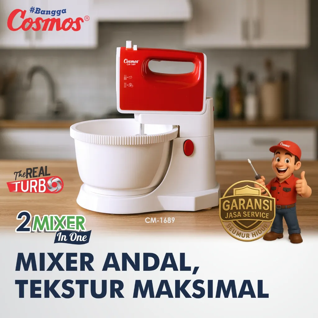 Cosmos Stand Mixer Real Turbo CM-1689