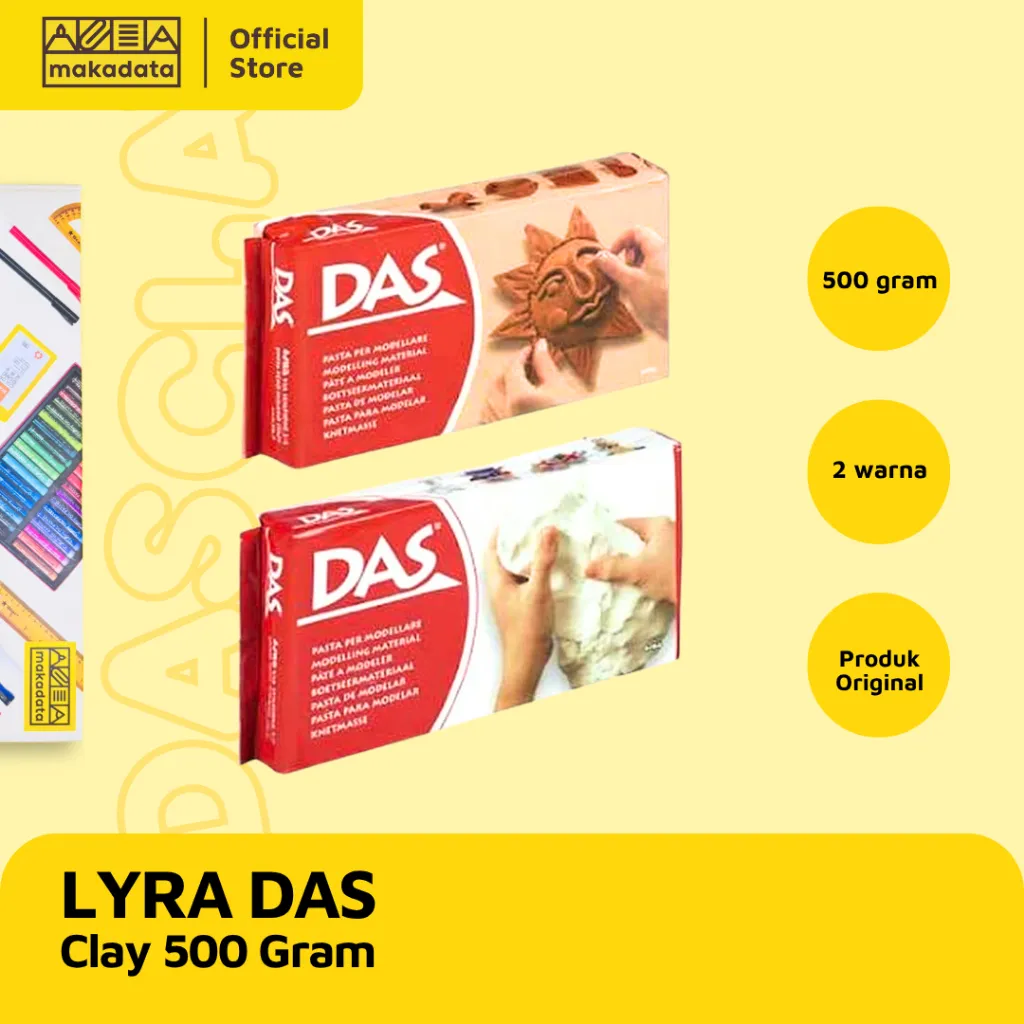 MODELLING CLAY / PASTA TANAH LIAT DAS 500 GRAM MURAH