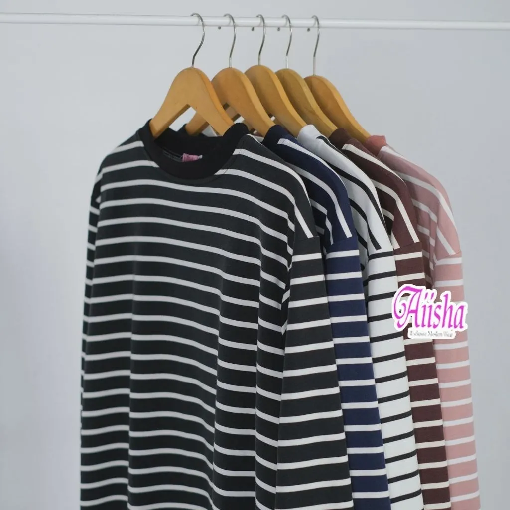 FLORIA Kaos Panjang Premium Quality Bahan 100% Soft Cotton | Kaos Wanita Premium