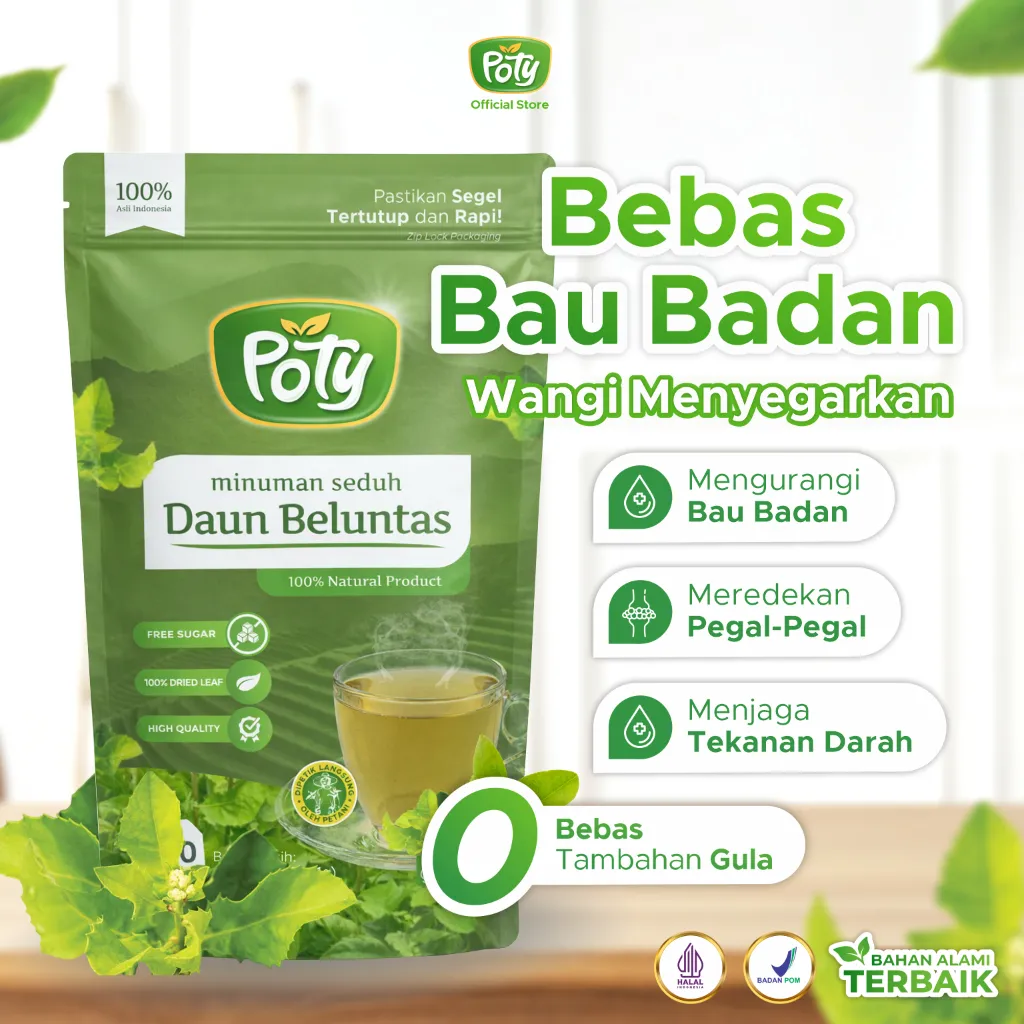 Beluntas Premium Grade Teh Jamu Daun Beluntas Celup Ampuh Penghilang Baun Badan Ketiak Alami Herbal