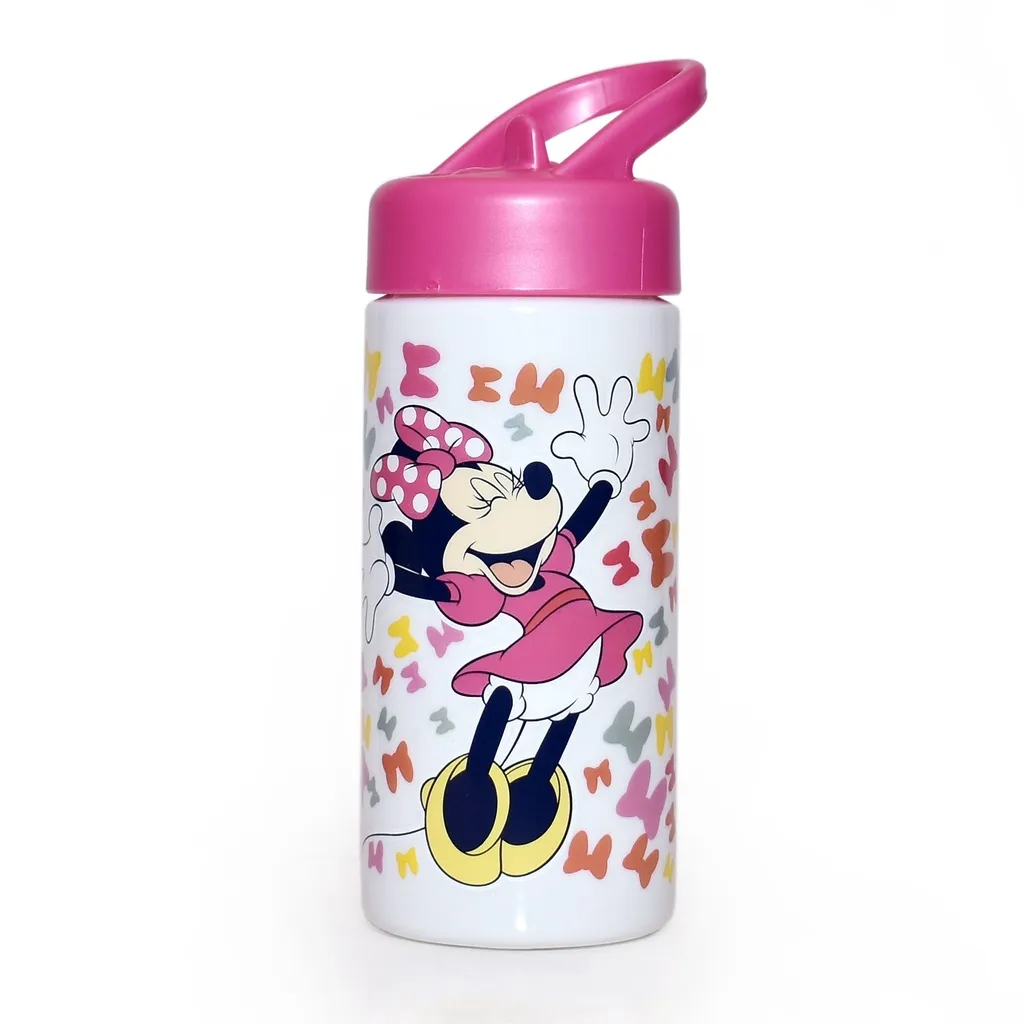 DISNEY Minnie Mouse Botol Minum Anak Perempuan Playground Sipper Bottle So Edgy Bows 410ml