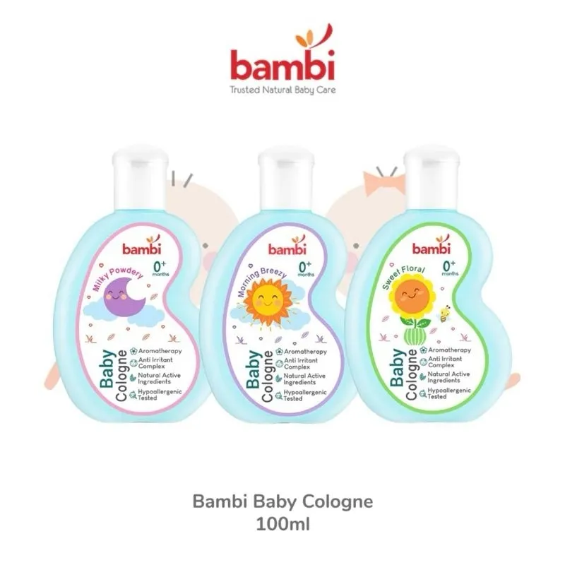 Bambi Baby Cologne Parfum Bayi - 100 ml