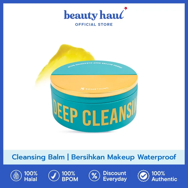 SOMETHINC Omega Butter Deep Cleansing Balm - Cleansing Balm untuk Makeup Remover & Kulit Bersih Lembap