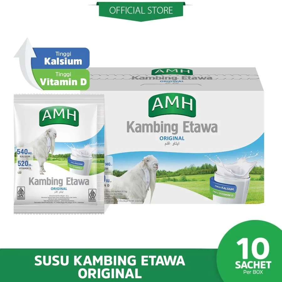 AMH Susu Kambing Etawa Variant Original Box (10 sachet)