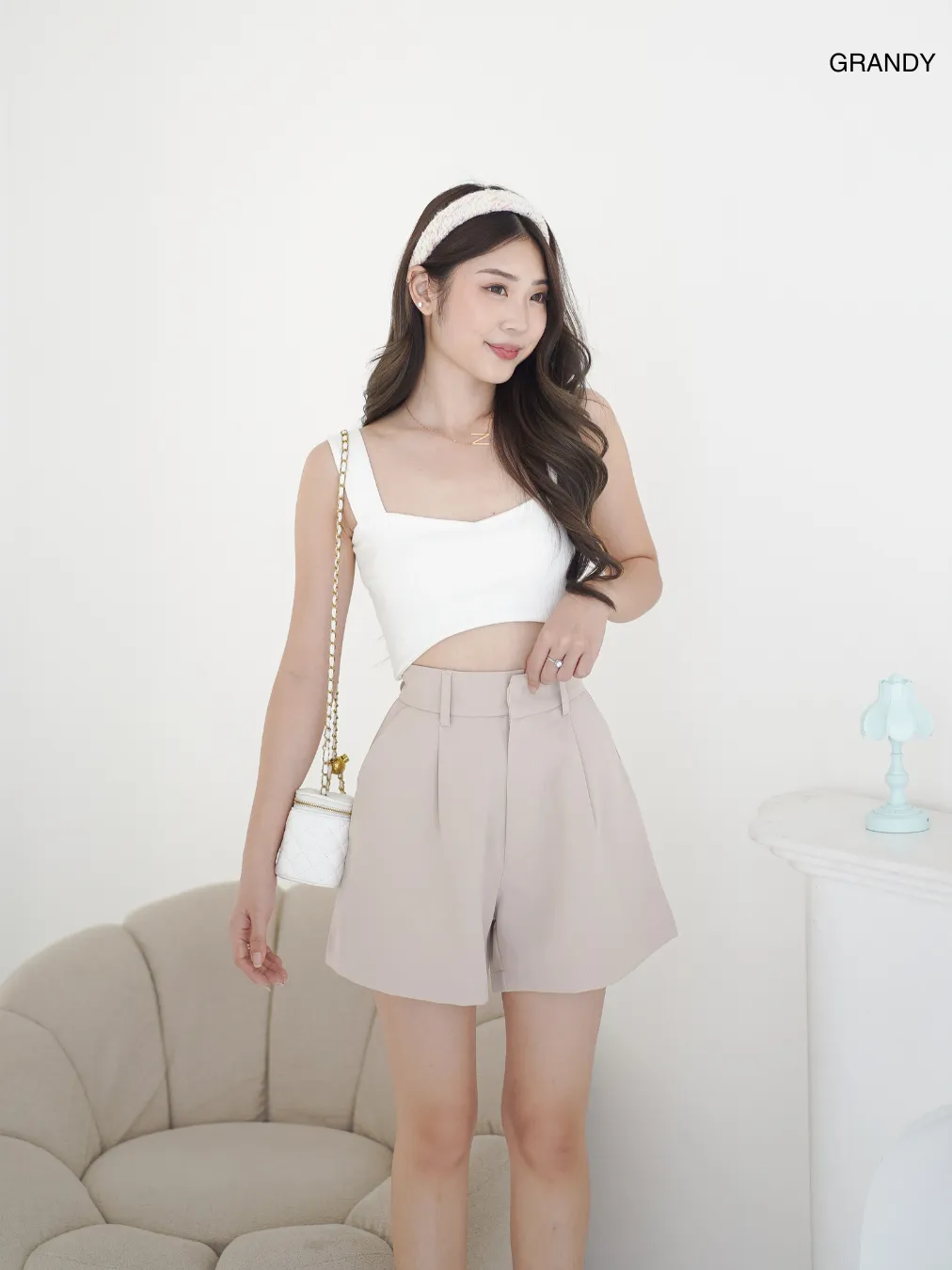 (READY NOW) GRANDY - Jiwoo Shorts / Short Pants Celana Pendek Wanita