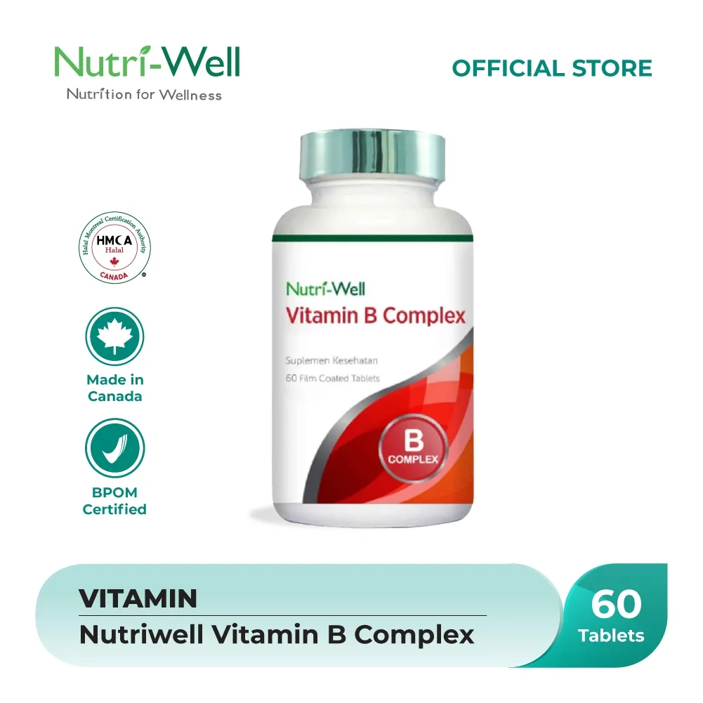 Nutriwell Vitamin B Complex - 60 Tablets