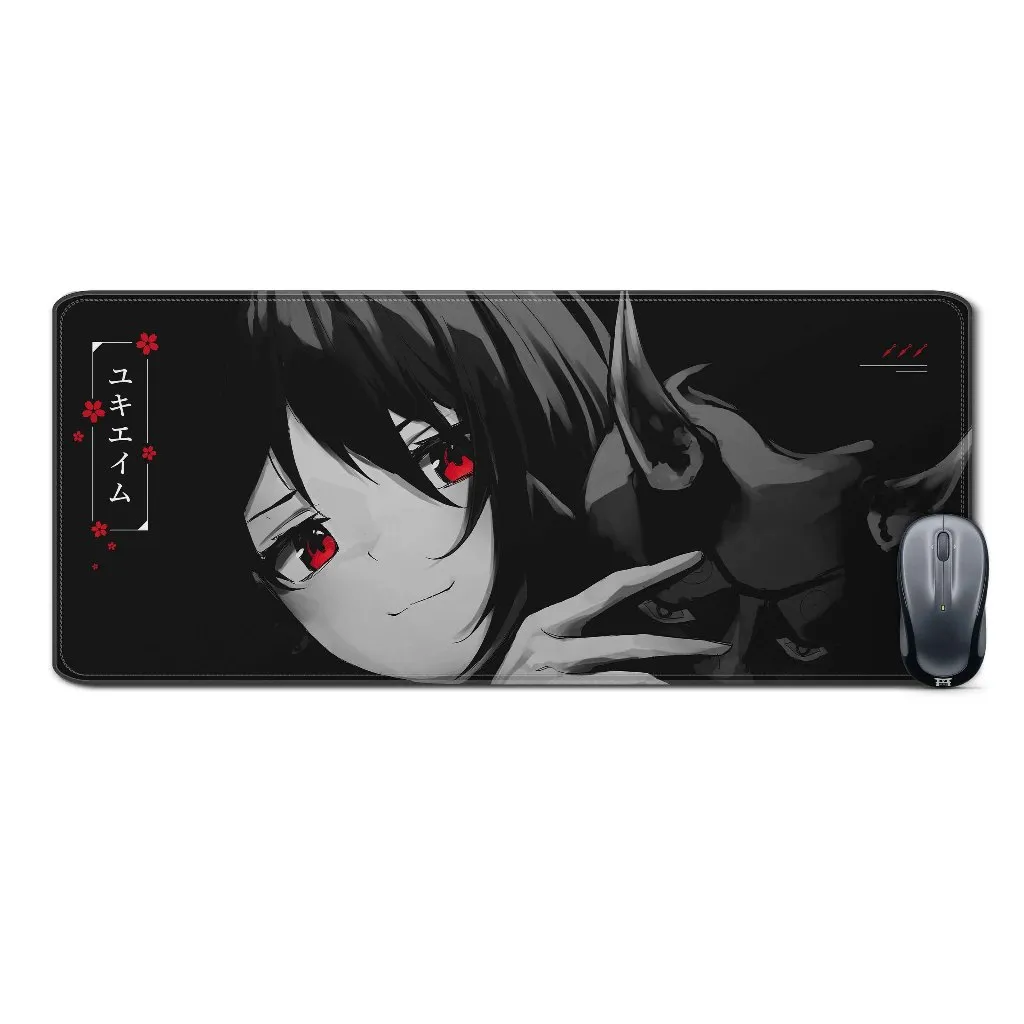 Deskmat mousepad extended anime RED EYES GIRL DARK ONI	-	JAPAN ART	material Rubber