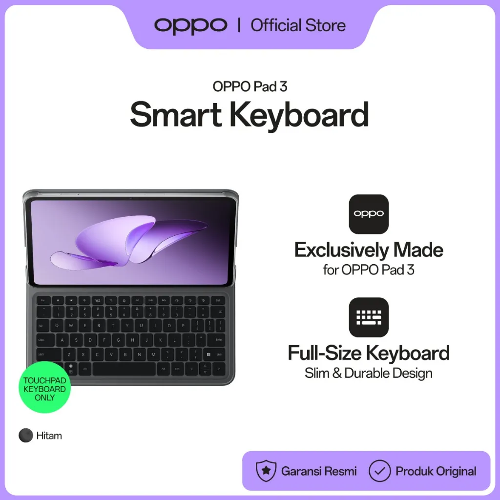 OPPO Pad 3 Smart Keyboard OPK2403 [Slim & Durable Design, Independent AI key, NFC]