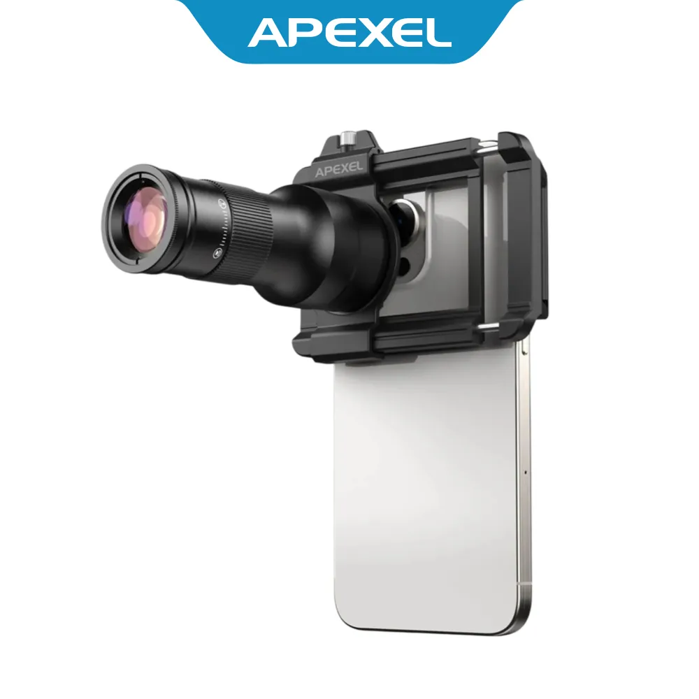 APEXEL Lensa Tele Smartphone 2in1 Macro Lens Telephoto Zoom - APL-TM6