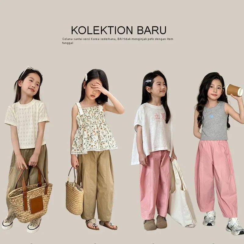 QUEENGIRL - CELANA DAILY ANAK PEREMPUAN USIA 4-14 TAHUN  / CELANA ANAK CEWE BAHAN HIGH QUALITY