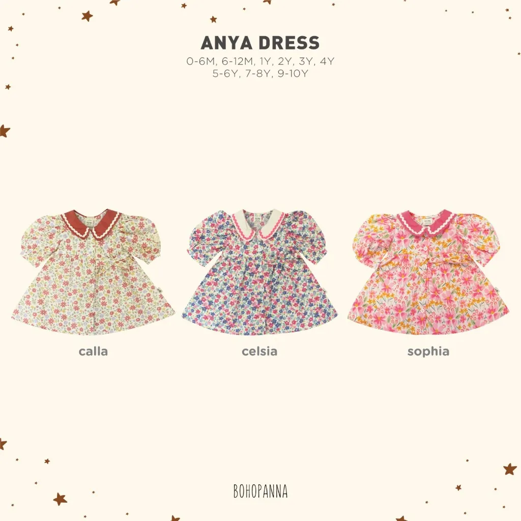 BOHOPANNA - ANYA DRESS - Dress Anak Perempuan