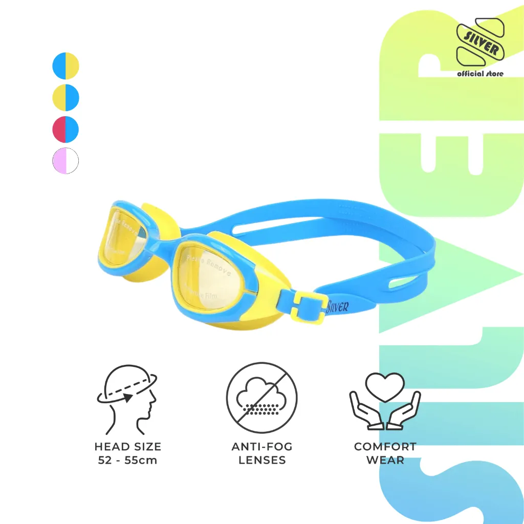 SILVER Kacamata Renang Anak | Kids Swim Goggles -  67209.2930