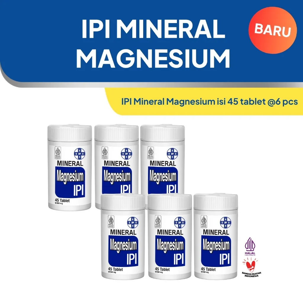 IPI Mineral Magnesium Tablet 45's (6pcs) [04.2027]