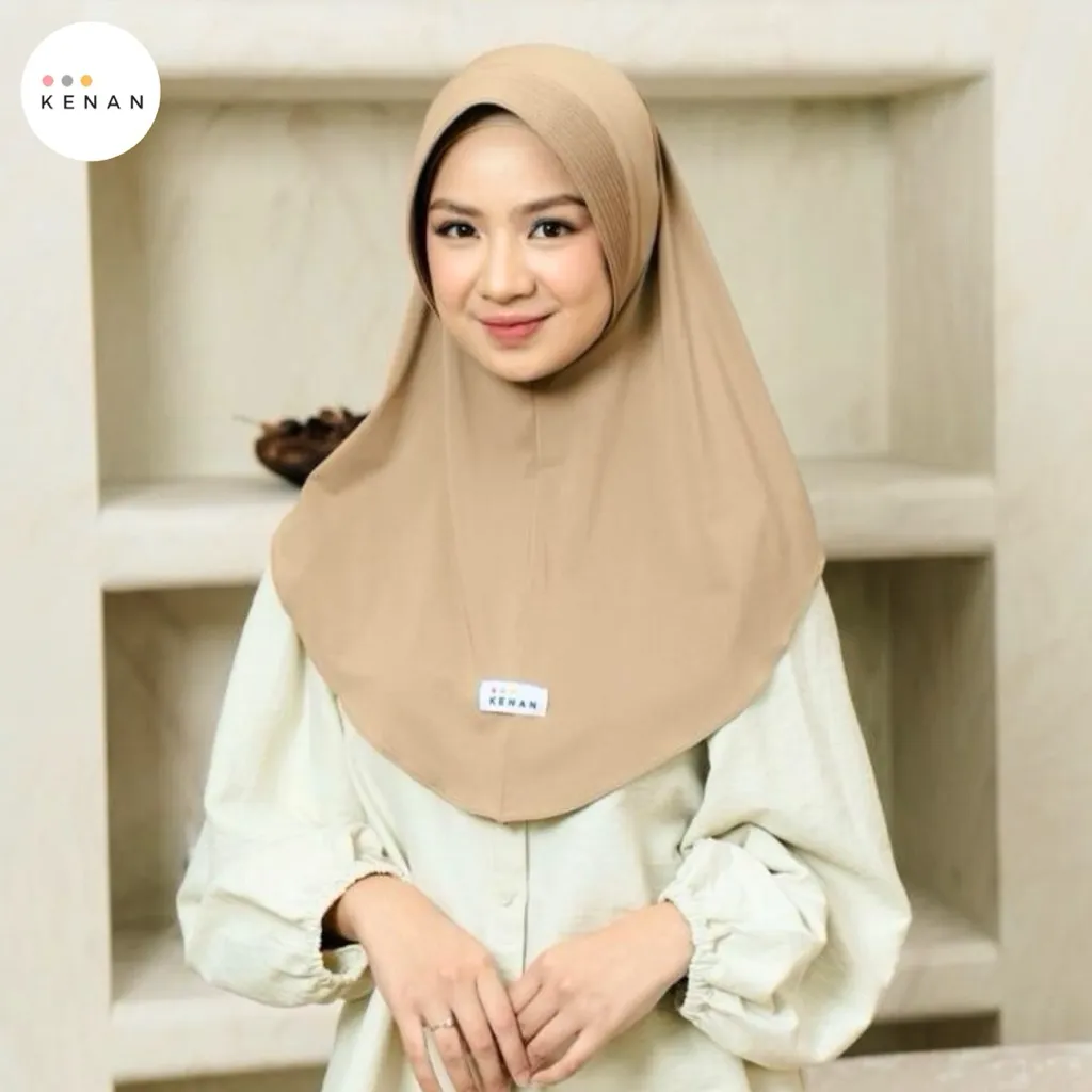 KENAN - Dzevada Instan Daily ( Hijab Bergo Jersey Size M )
