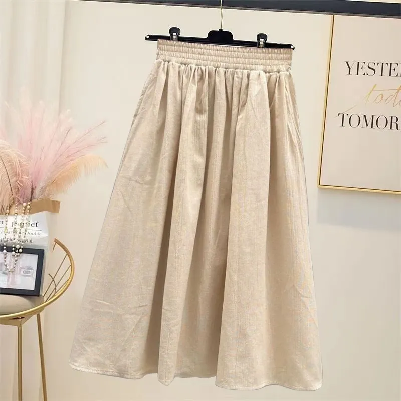 QueenGirl - ROK ANAK CEWE UMUR  4- 15 + / ROK MIDI BAHAN KATUN RAMI/ BAWAHAN ROK ANAK CEWE BISA DI PAKAI CEWE REMAJA