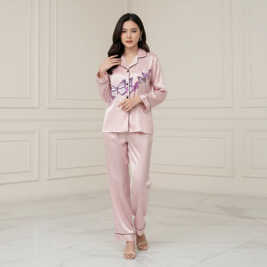 NOCERA || Piyama Sutra Wanita - PREMIUM - Baju Tidur Wanita [99157]