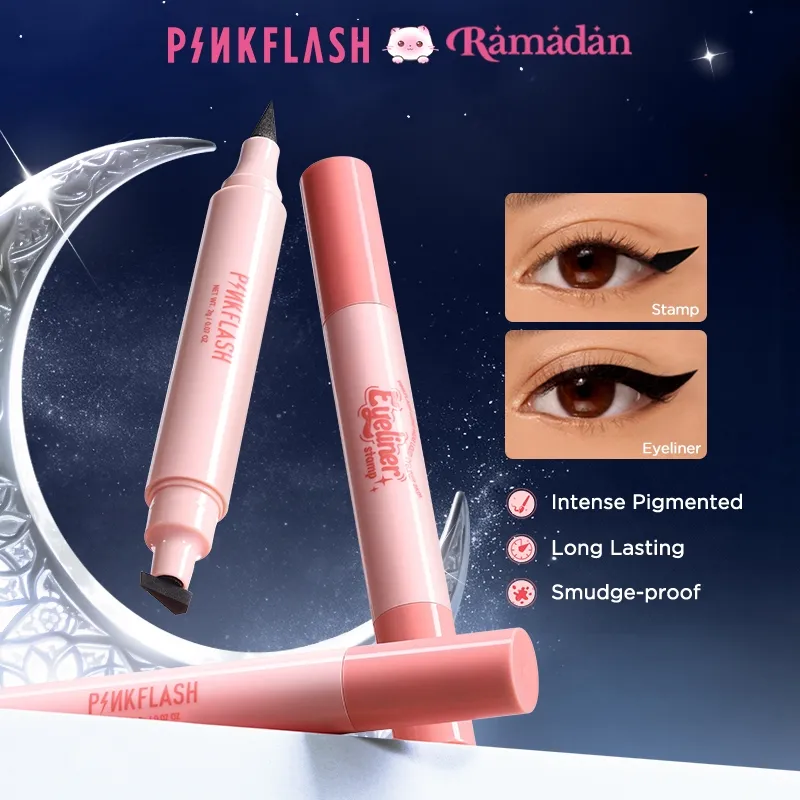 PINKFLASH QuickShape Lasting Winged 2-in-1 Eyeliner Stamp High Pigment