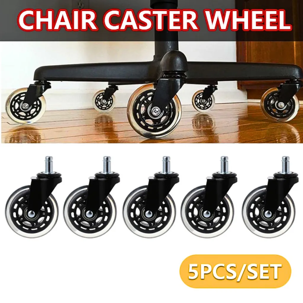 MALL FMA Roda Kursi Kantor Rubber Wheel Rollerblade 2.5 Inch 5 PCS - FM-5L
