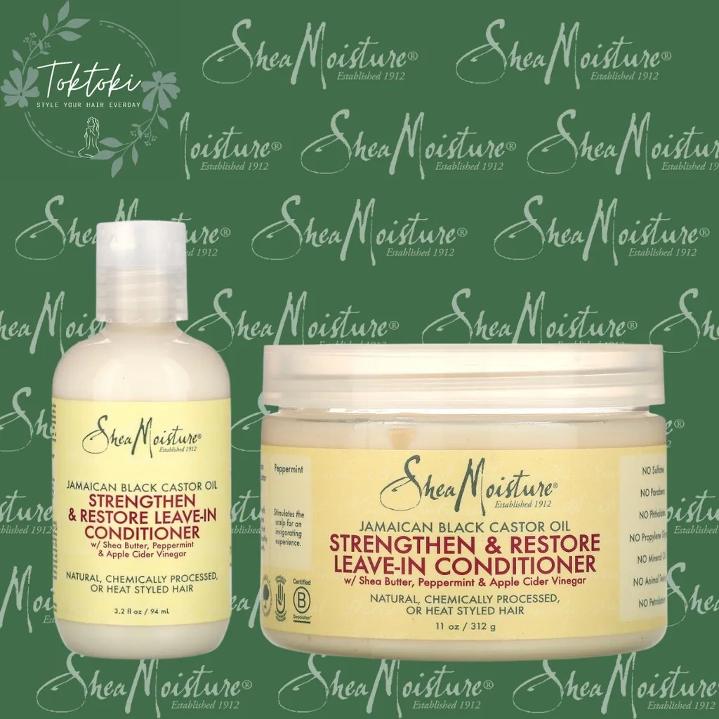 SHEA MOISTURE Jamaican Black Castor Oil Strengthen & Restore Leave-In Conditioner